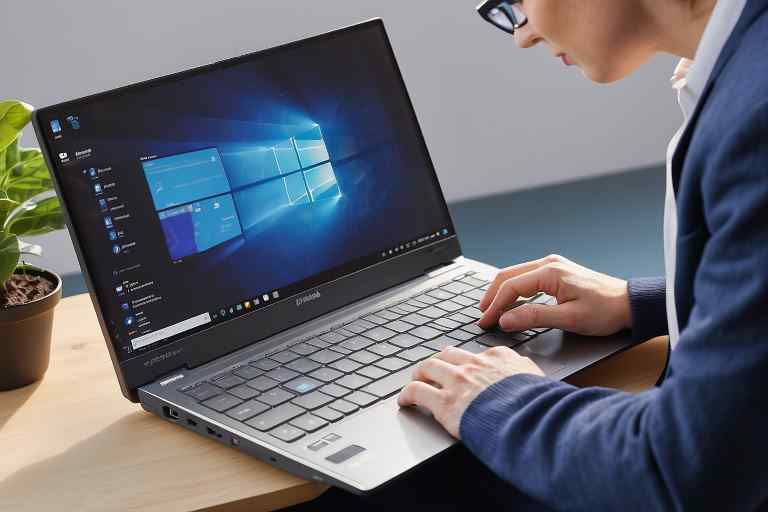 ¿Cómo configurar la pantalla y el brillo en una laptop Dynabook?