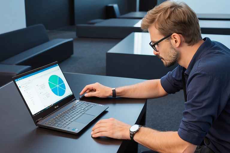 ¿Cómo configurar la pantalla y el brillo en una laptop Dynabook?