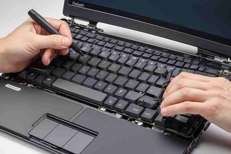 ¿Cómo reparar un teclado que no funciona en un Dynabook Tecra C40?