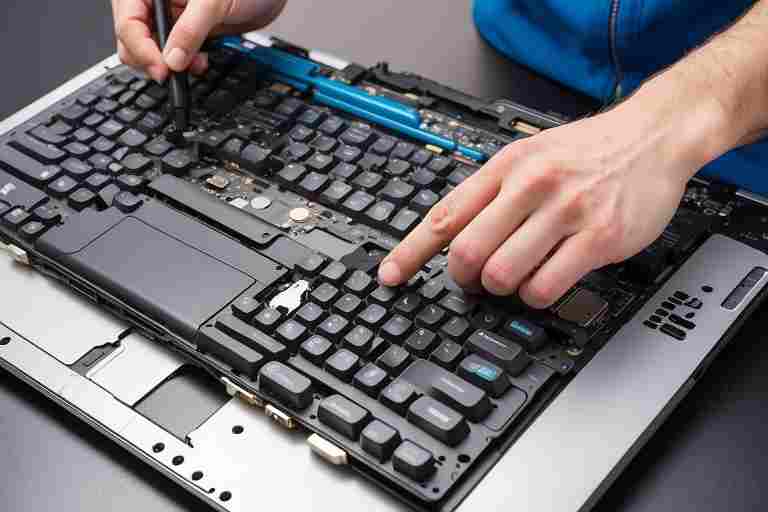 ¿Cómo reparar un teclado que no funciona en un Dynabook Tecra C40?